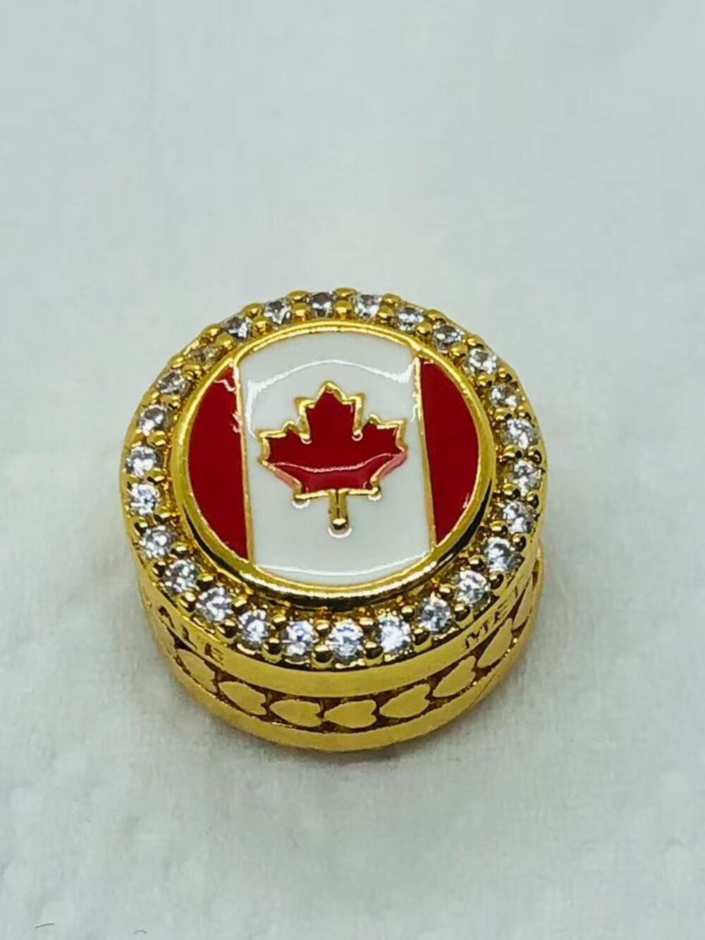 ✨ ✨Pandora Canada Flag BEAD Charm |S925 Sterling Silver Jewelry with Gift Box